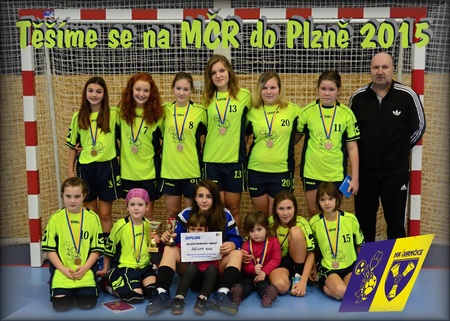 Házenkářky z HK Ivančice postoupily na Mistrovství ČR 2015