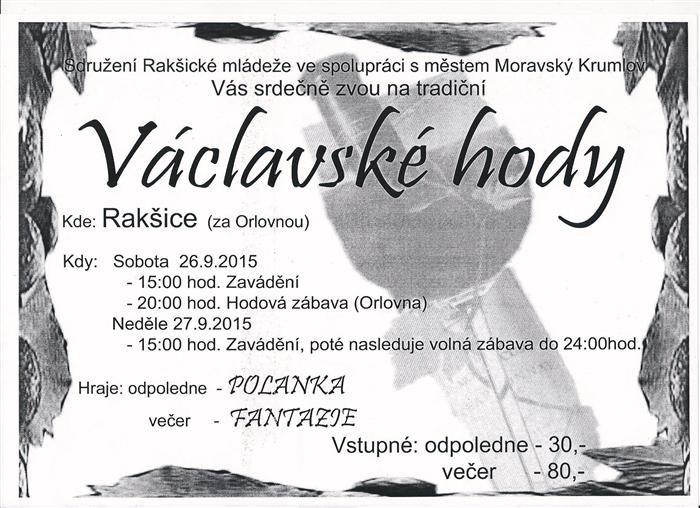 Vaclavske hody Raksice